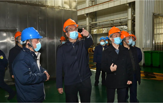 【陜鼓集團】西安市委常委、市委統(tǒng)戰(zhàn)部部長楊廣亭深入陜鼓實地調(diào)研指導疫情防控及復工復產(chǎn)工作